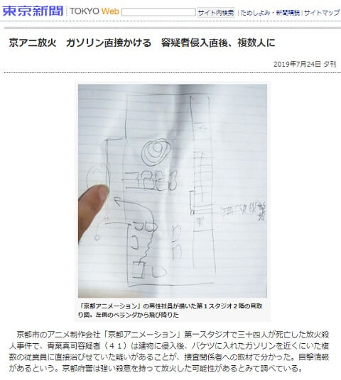 2019年7月24日の東京新聞へのリンク画像です