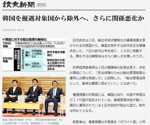 2019年8月2日の読売経済新聞へのリンク画像です