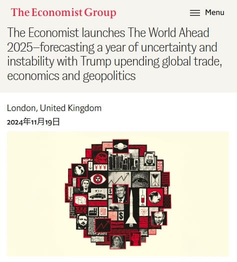 2024�N11��19�� The Economist Group�ւ̃����N�摜�ł��B