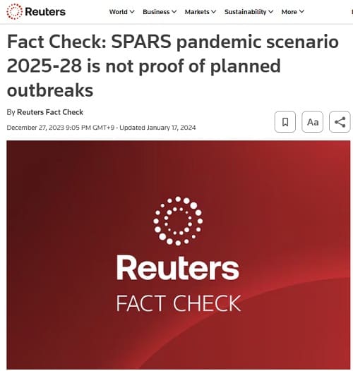 2023年12月27日 ロイター通信へのリンク画像です。